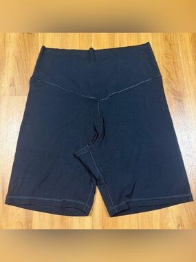 Aerie Offline Real Me Hi-Rise Bike Short Leggings Black XL